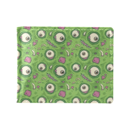 Zombie Eyes Design Pattern Print Men's ID Card Wallet