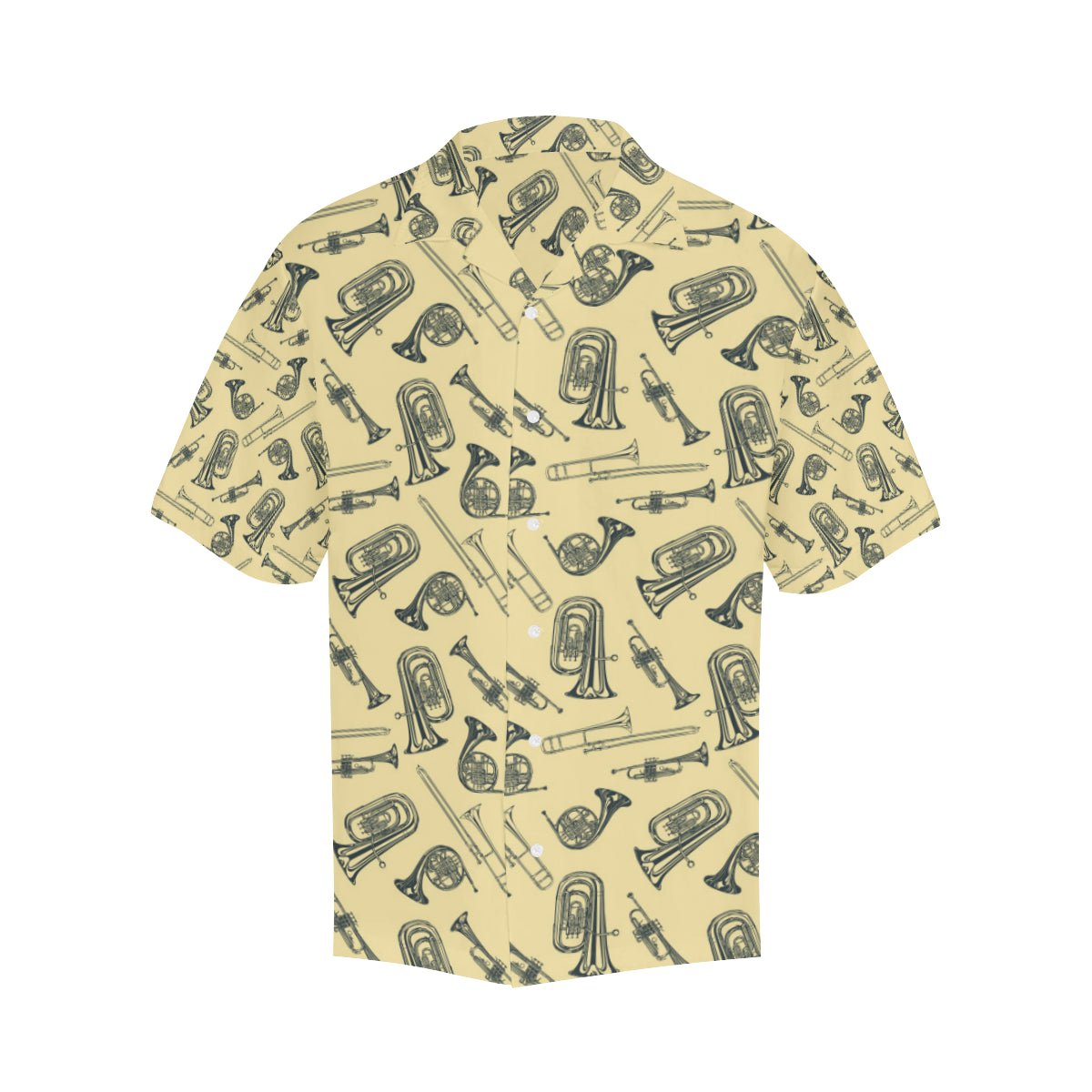 Tuba Pattern Print Design 01 Men's Hawaiian Shirt