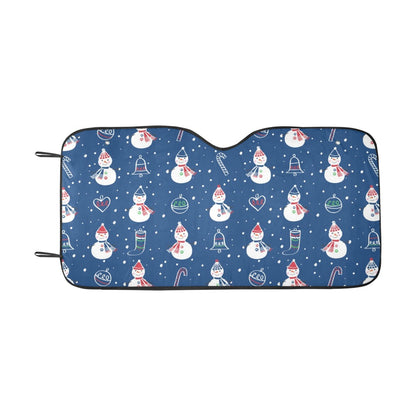 Snowman Print Design LKS306 Car front Windshield Sun Shade