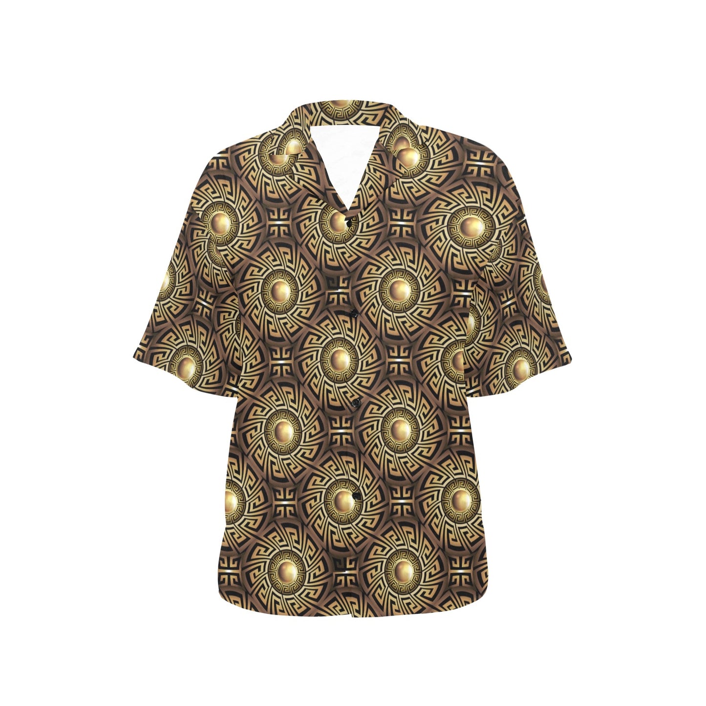 Ancient Greek Print Design LKS3012 Women's Hawaiian Shirt