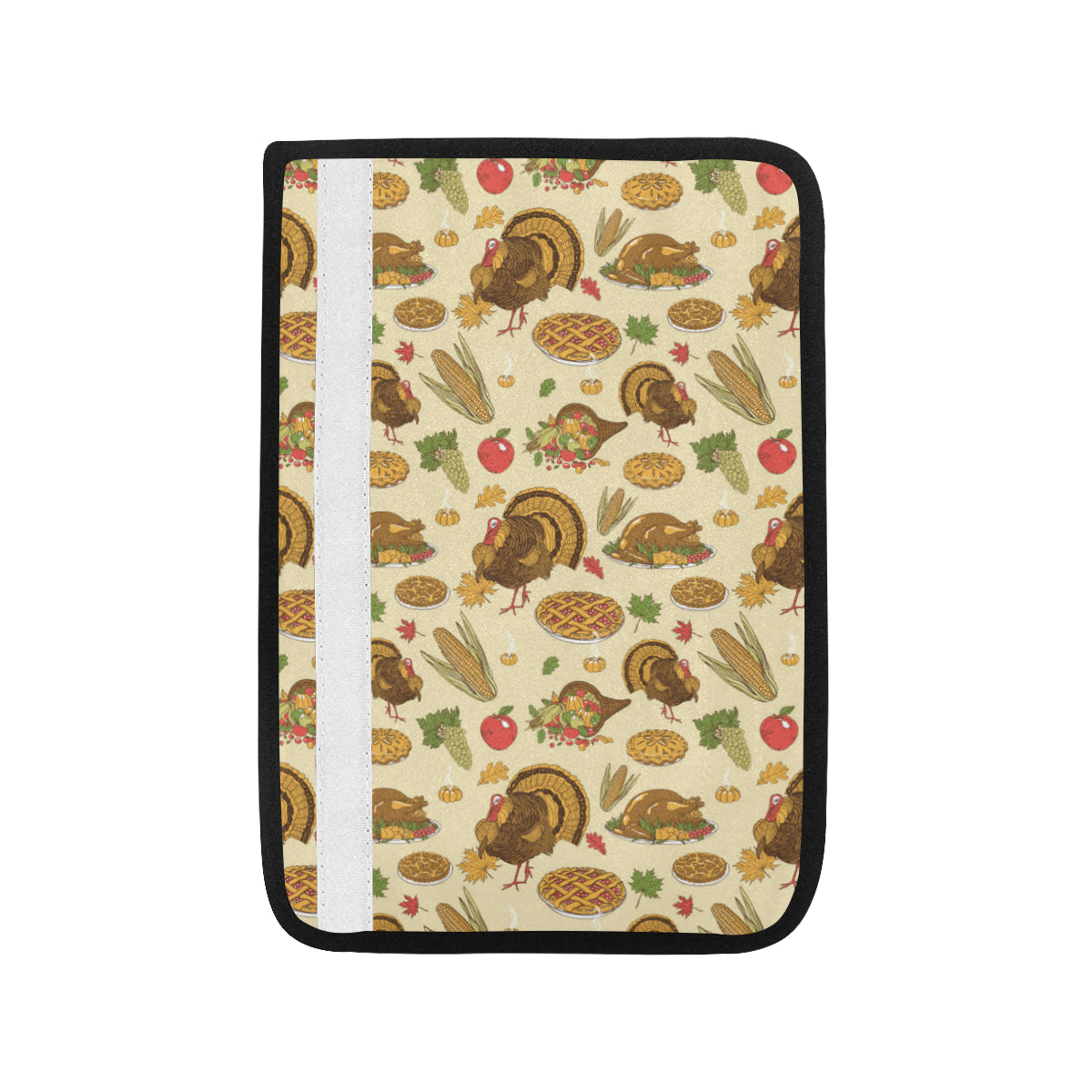 Turkey Pattern Print Design 02 Car Seat Belt Cover