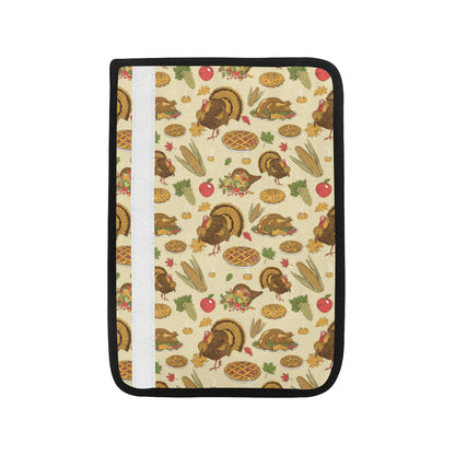 Turkey Pattern Print Design 02 Car Seat Belt Cover
