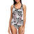 Cherry Blossom Pattern Print Design CB03 Women Swimsuit