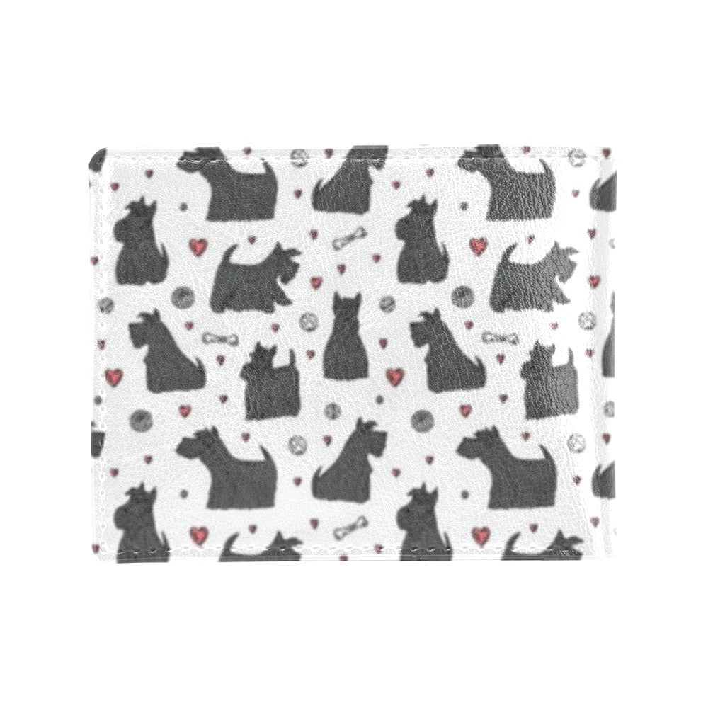 Scottish Terriers Print Design LKS3015 Men's ID Card Wallet