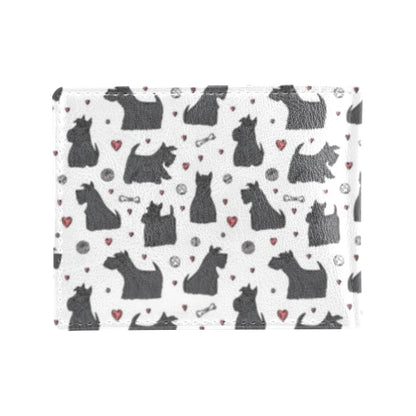 Scottish Terriers Print Design LKS3015 Men's ID Card Wallet