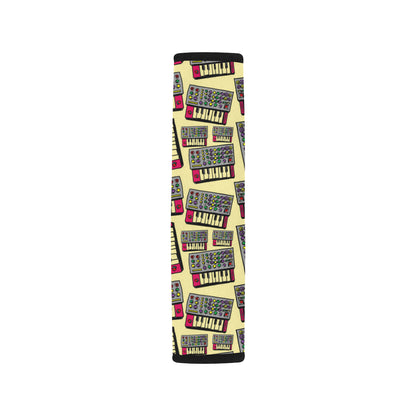 Synthesizer Pattern Print Design 01 Car Seat Belt Cover