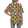 Pineapple Hibiscus Women's Hawaiian Shirt