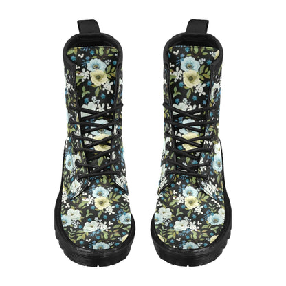 Anemone Pattern Print Design AM03 Women's Boots