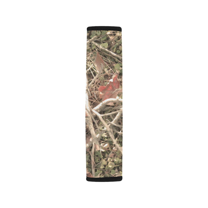 Camouflage Realistic Tree Authumn Print Car Seat Belt Cover