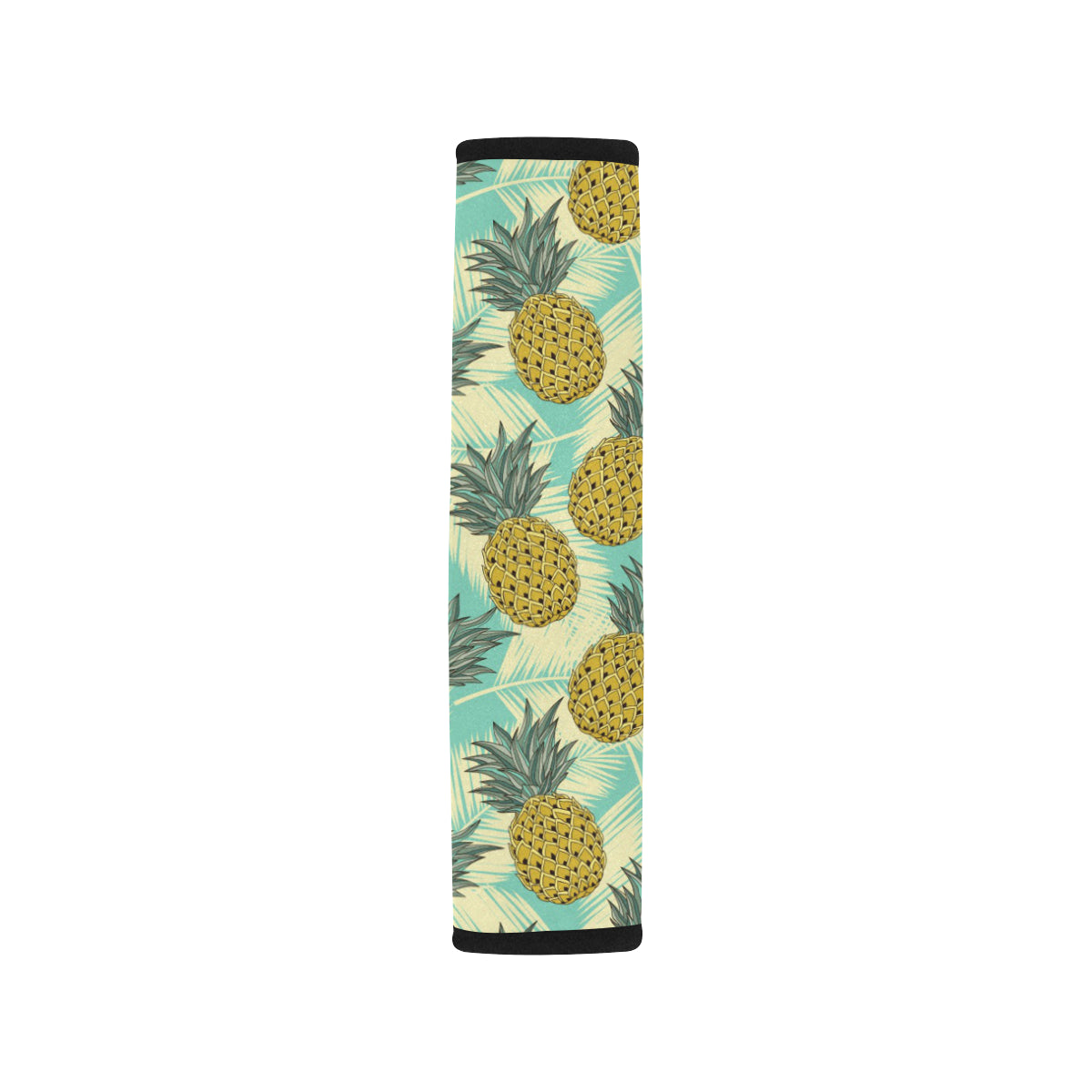 Pineapple Pattern Print Design PP03 Car Seat Belt Cover