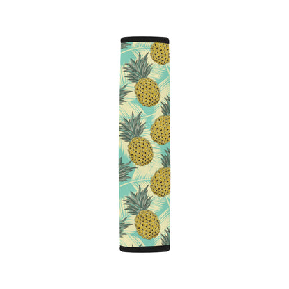 Pineapple Pattern Print Design PP03 Car Seat Belt Cover