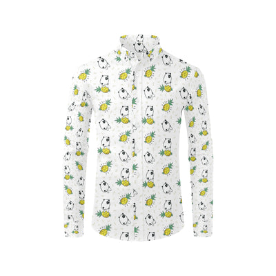 Bull Terriers Pattern Print Design 05 Men's Long Sleeve Shirt