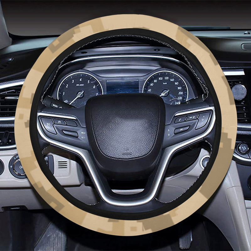 ACU Digital Desert Camouflage Steering Wheel Cover with Elastic Edge