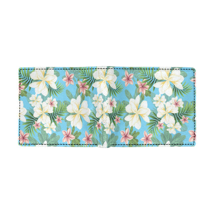 Plumeria Pattern Print Design PM028 Men's ID Card Wallet