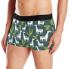 Llama Cactus Pattern Print Design 02 Men's Boxer Briefs