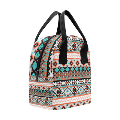 Tribal Aztec Indians pattern Insulated Lunch Bag
