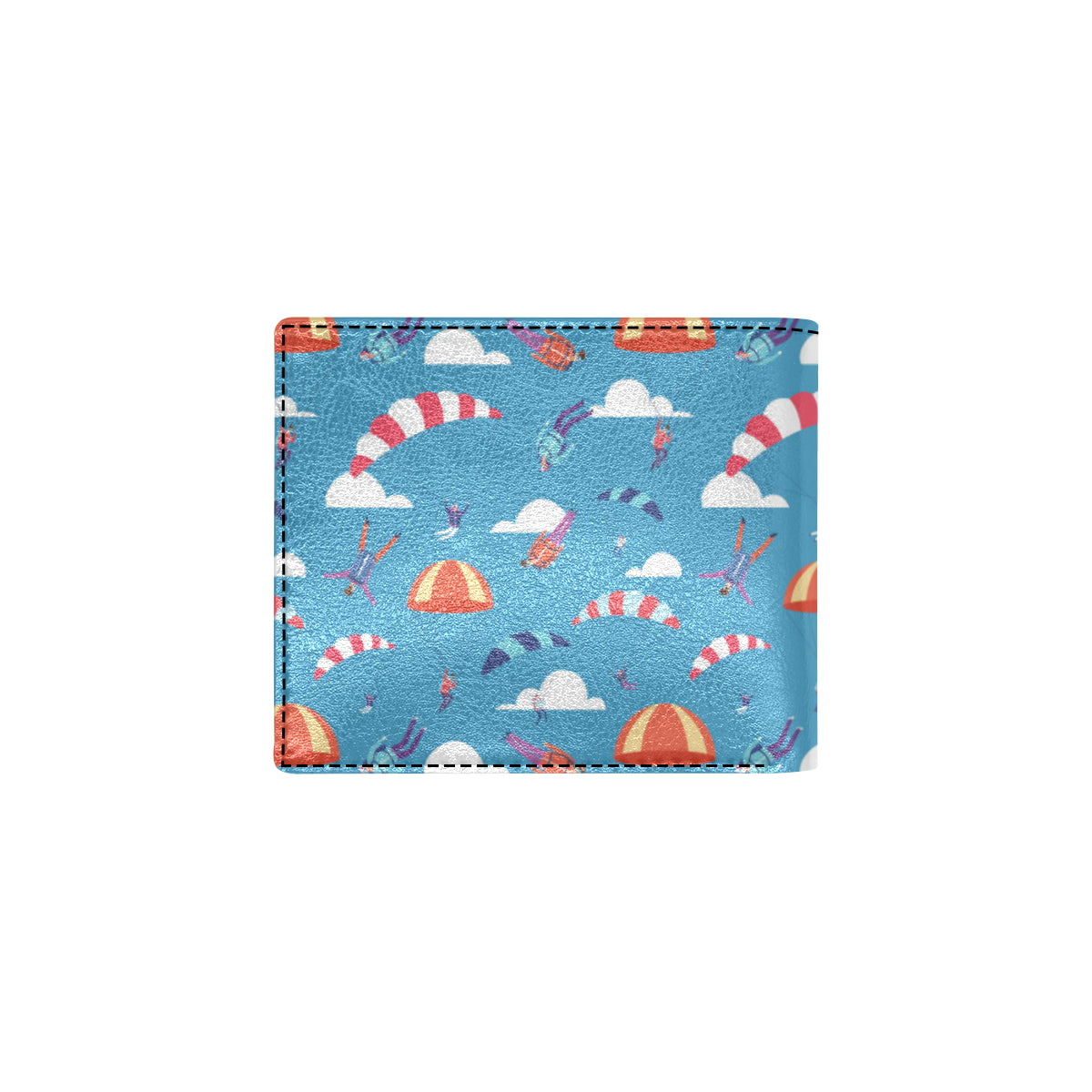 Skydiving Pattern Print Design 03 Men's ID Card Wallet
