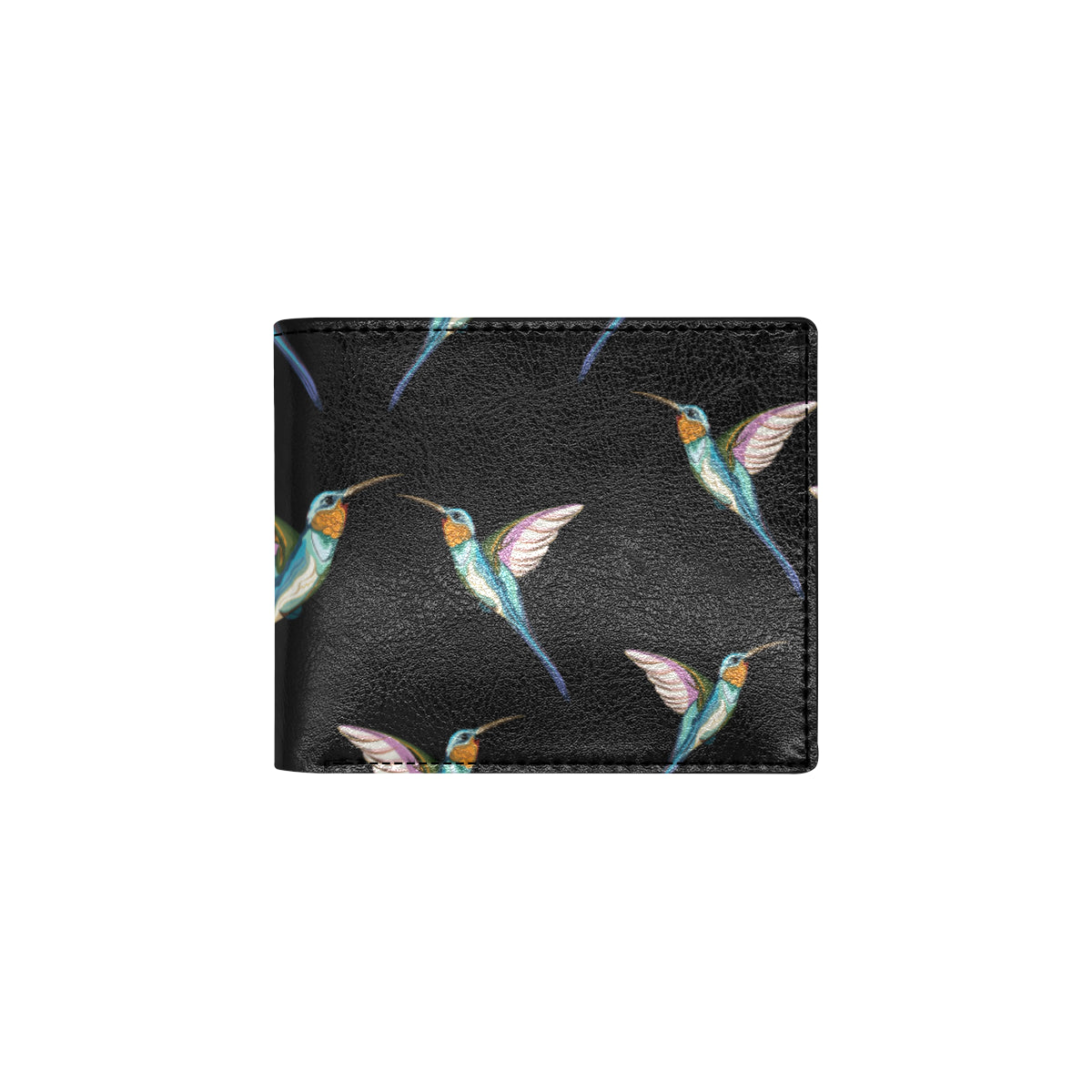 Hummingbird Pattern Print Design 06 Men's ID Card Wallet