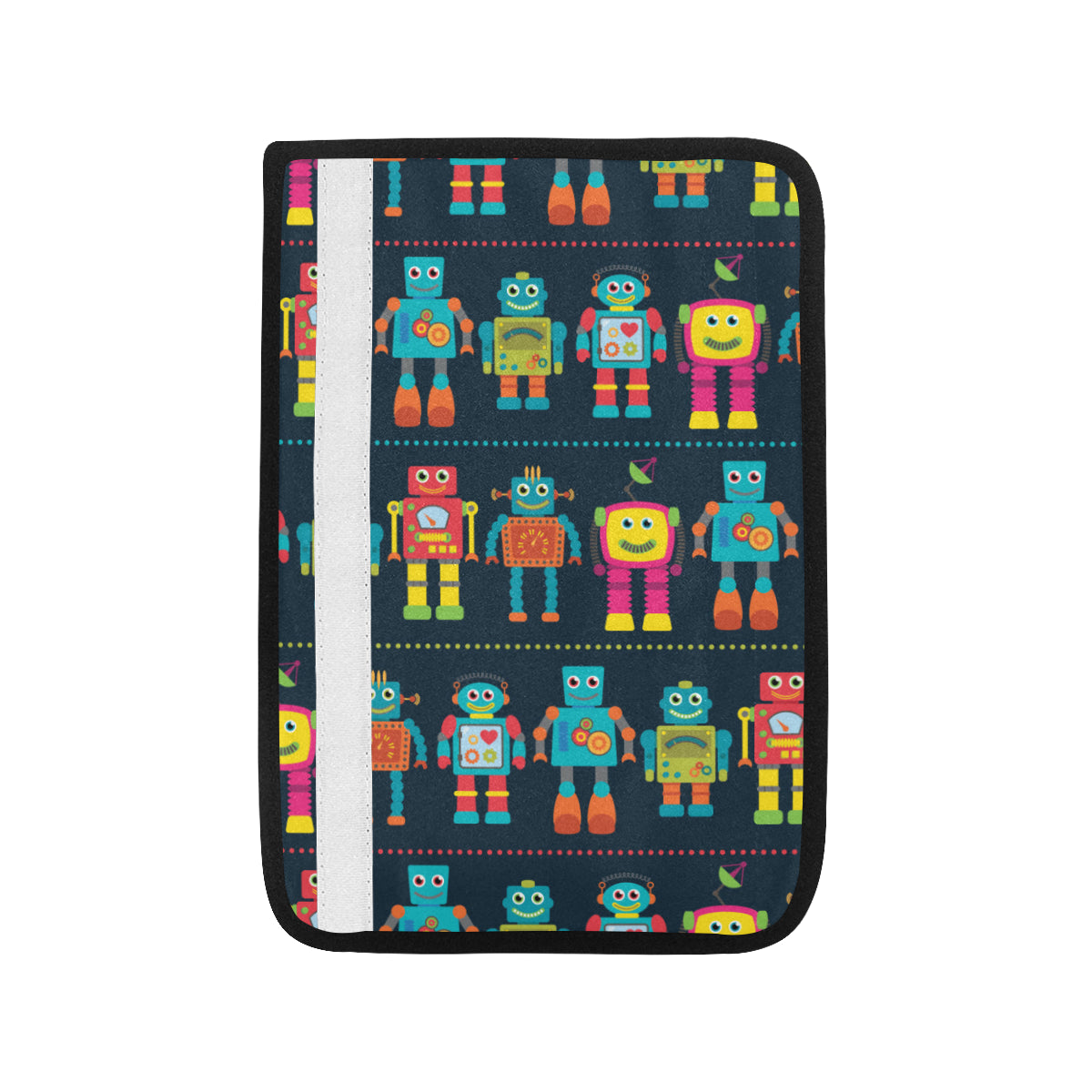 Robot Pattern Print Design A01 Car Seat Belt Cover