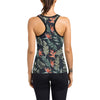 Bird Of Paradise Pattern Print Design BOP02 Women's Racerback Tank Top