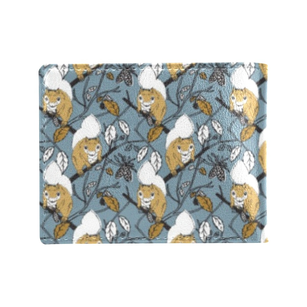 Squirrel Print Design LKS305 Men's ID Card Wallet