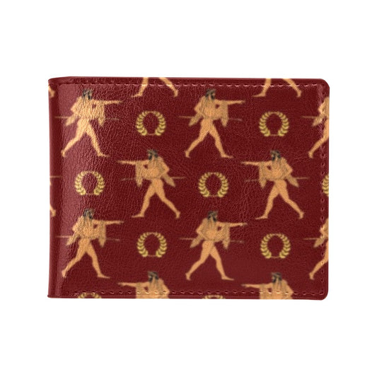 Ancient Greek Print Design LKS307 Men's ID Card Wallet