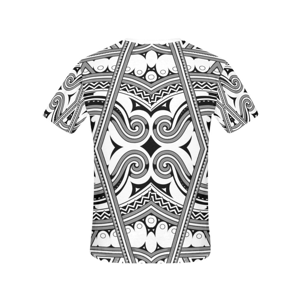 Samoan Pattern Print Design LKS302 Women's  T-shirt