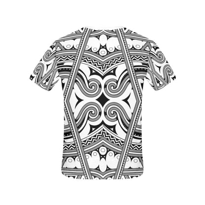 Samoan Pattern Print Design LKS302 Women's  T-shirt