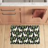 Llama Cactus Pattern Print Design 011 Kitchen Mat