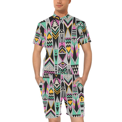 Tribal Aztec Triangle Men's Romper