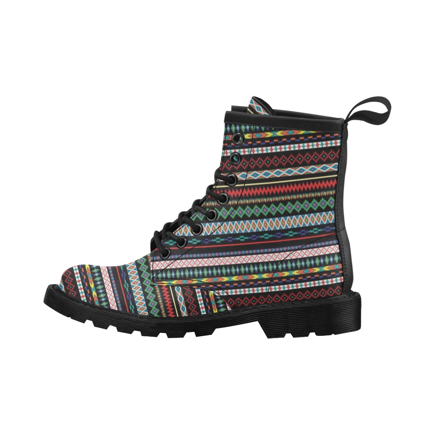 Southwest Pattern Print Design LKS302 Women's Boots