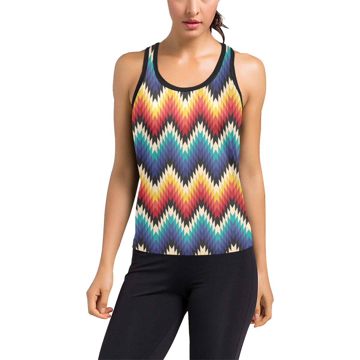 Tribal Aztec Women's Racerback Tank Top