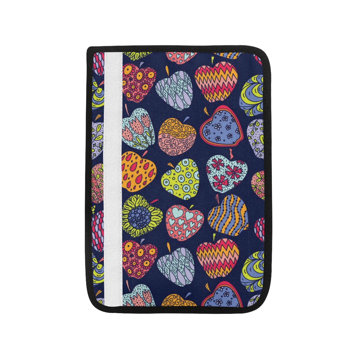 Apple Pattern Print Design AP05 Car Seat Belt Cover