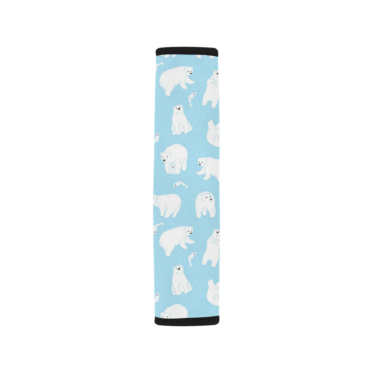 Polar Bear Pattern Print Design PB01 Car Seat Belt Cover