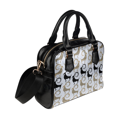 Goat Pattern Print Design 03 Shoulder Handbag