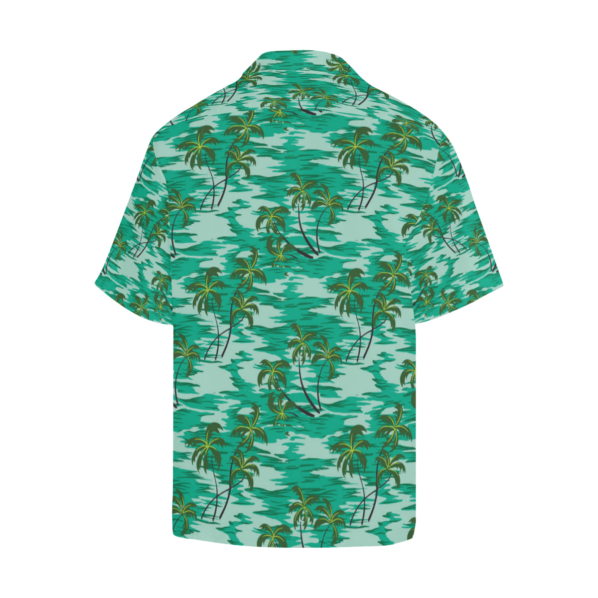 Palm Tree Pattern Print Design A01 Men's Hawaiian Shirt