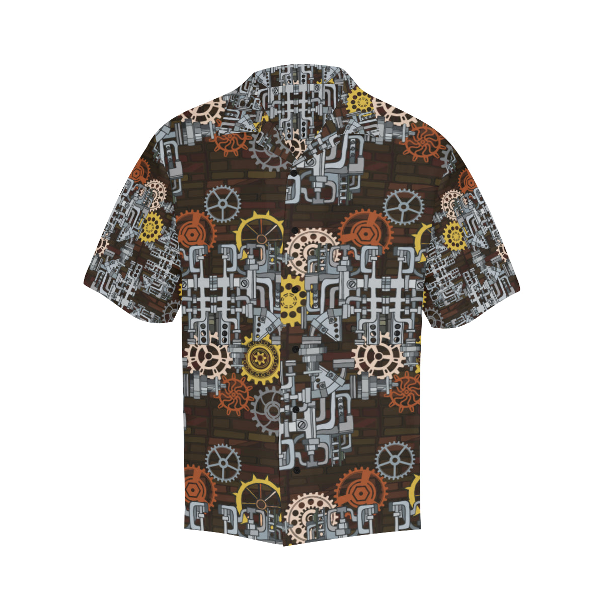 Mechanic Pattern Print Design 04 Men's Hawaiian Shirt