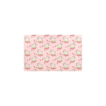 Bichons Frise Pattern Print Design 01 Kitchen Mat