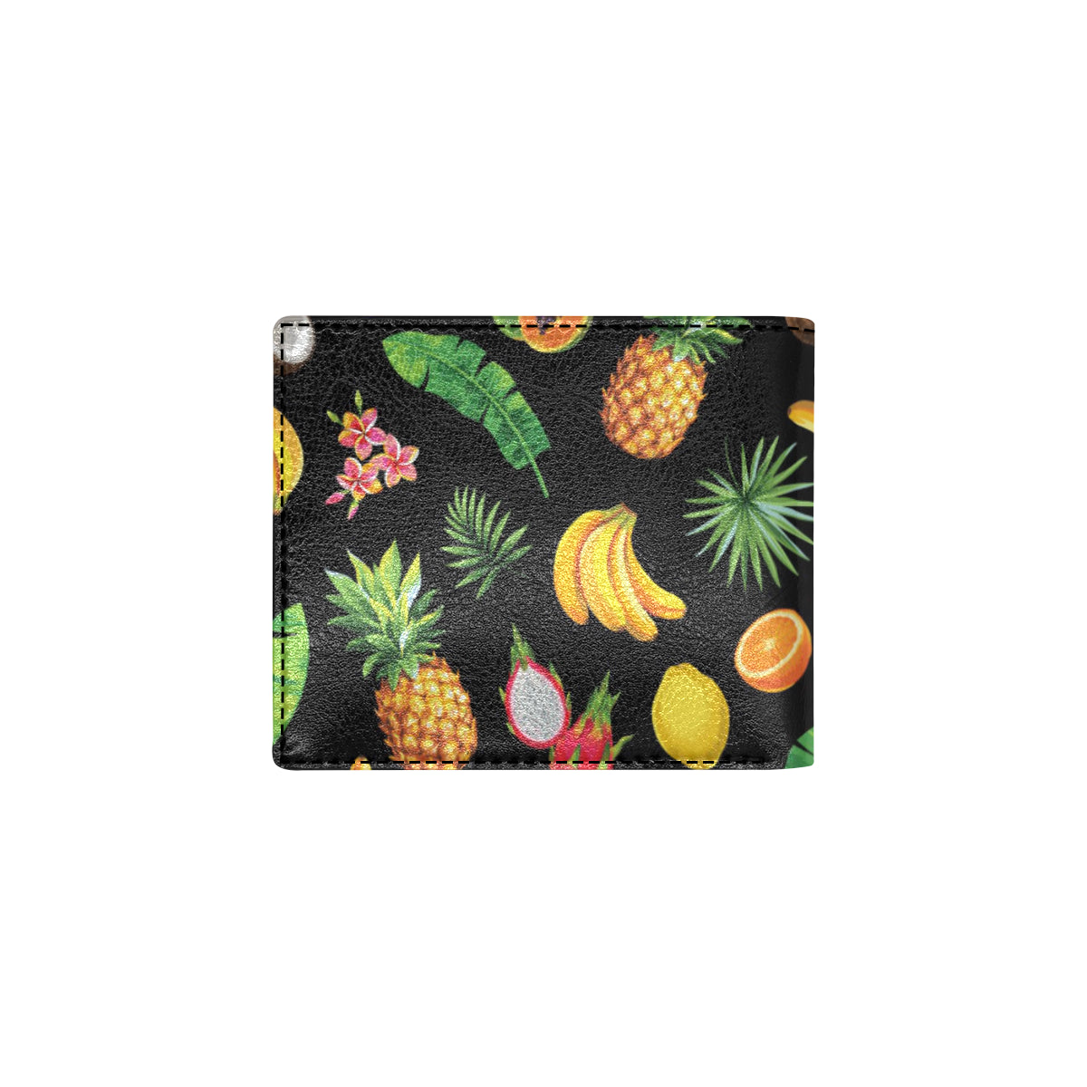 Tropical Fruits Pattern Print Design TF03 Men's ID Card Wallet