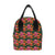 Amaryllis Pattern Print Design AL01 Insulated Lunch Bag