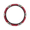 Aztec Pattern Print Design 10 Steering Wheel Cover with Elastic Edge