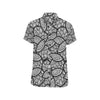 Polynesian Pattern Print Design A01 Men's Short Sleeve Button Up Shirt