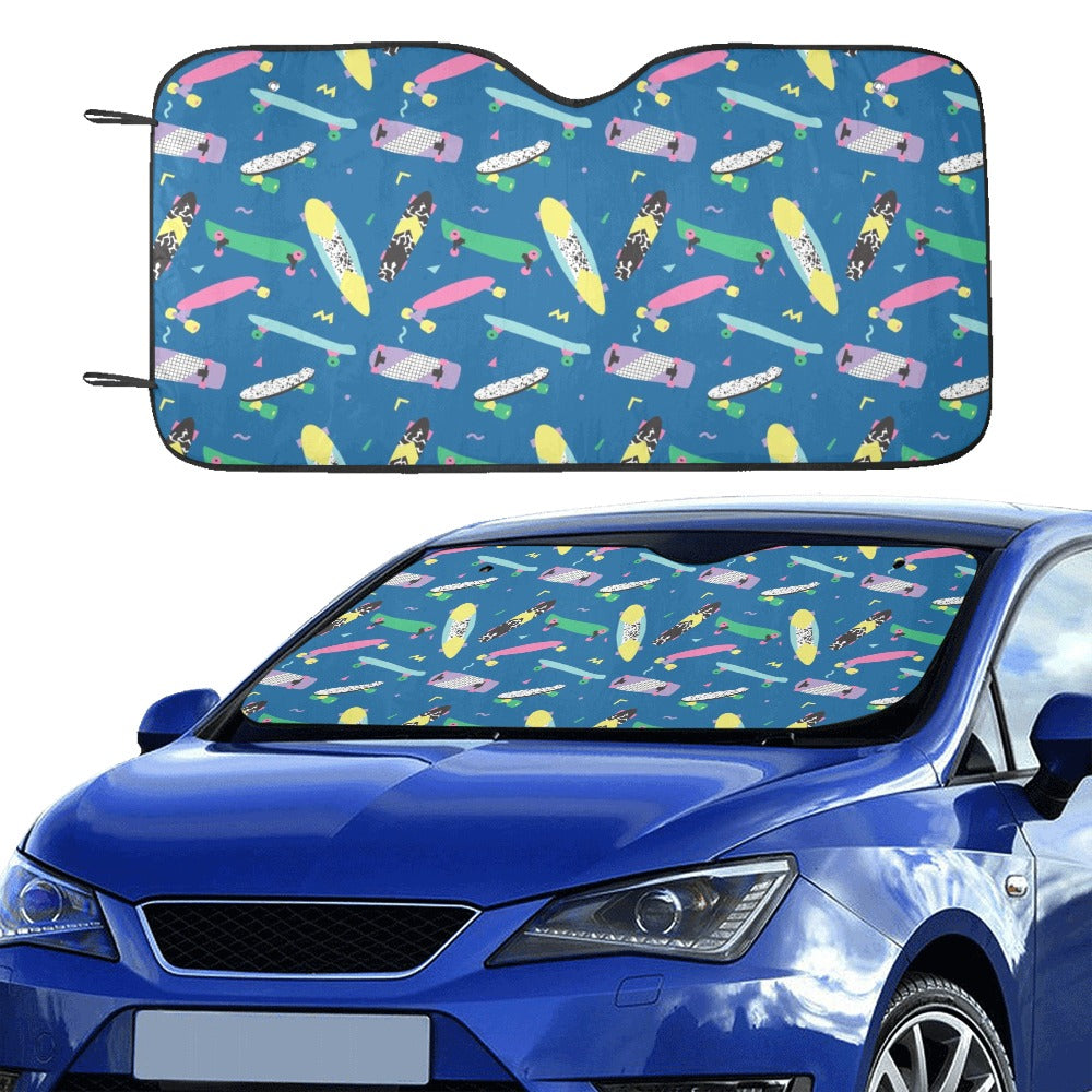 Skateboard Print Design LKS302 Car front Windshield Sun Shade