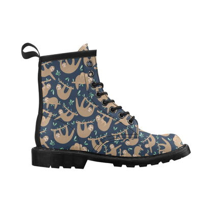 Sloth Print Design LKS307 Women's Boots