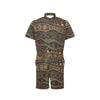 Gold African Design Men's Romper