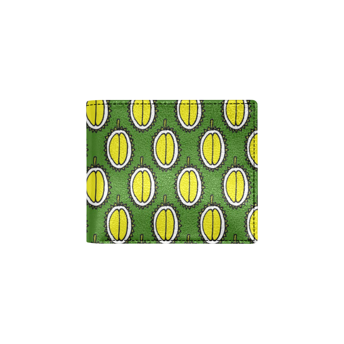 Durian Pattern Print Design DR01 Men's ID Card Wallet
