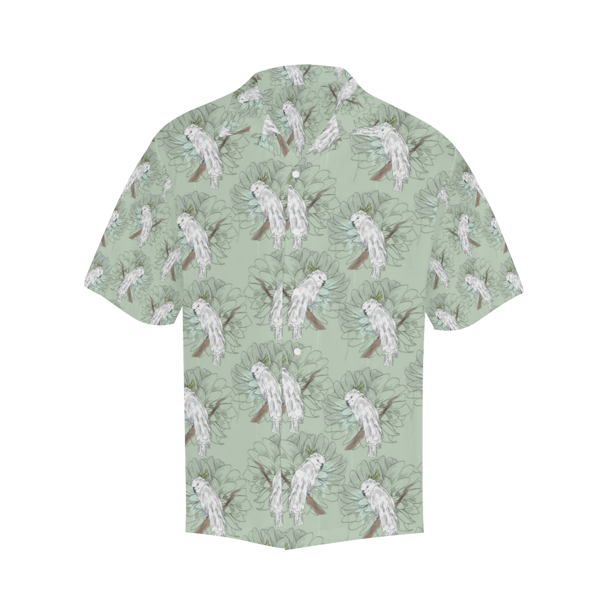 Cockatiel Pattern Print Design 01 Men's Hawaiian Shirt
