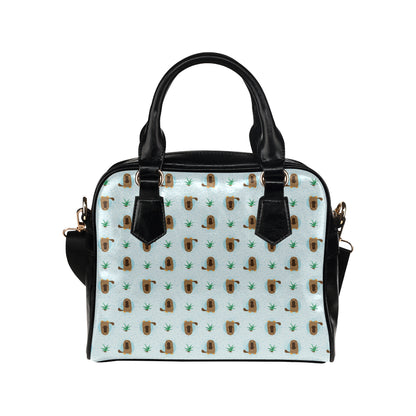 Platypus Pattern Print Design A04 Shoulder Handbag