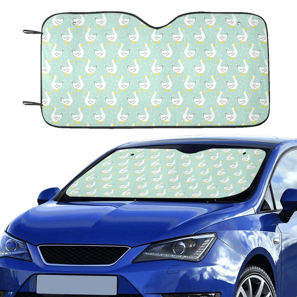 Goose Print Design LKS404 Car front Windshield Sun Shade