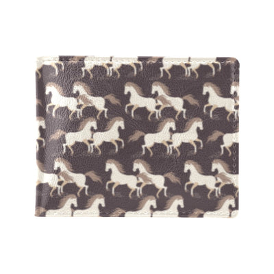Horse Print Design LKS304 Men's ID Card Wallet
